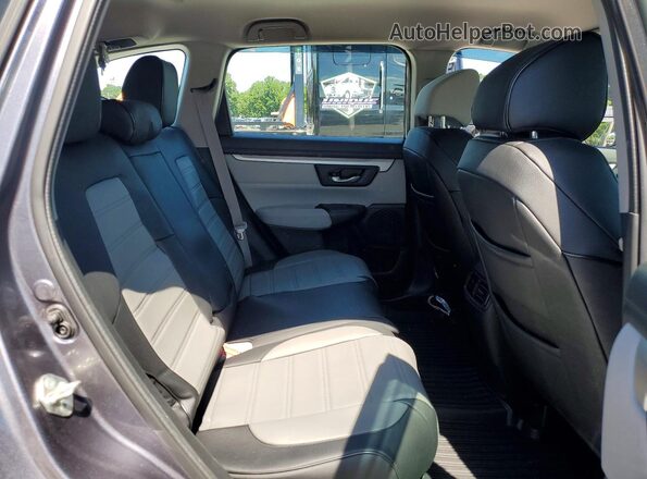 5J6RW6H36HL007174 2017 HONDA CR-V Gray Rear seats view