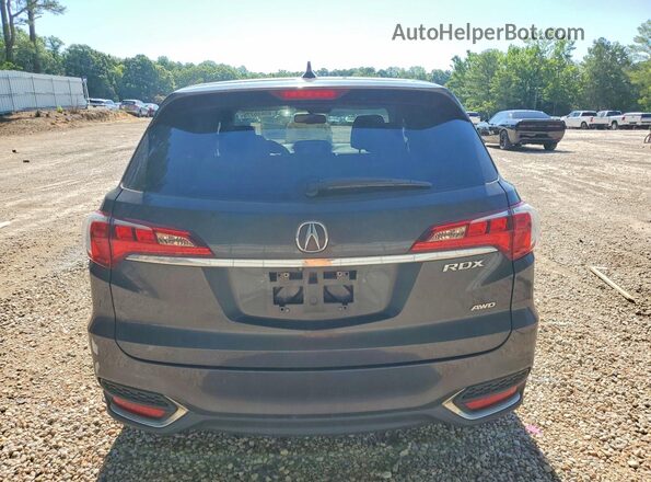 5J8TB4H52GL001059 2016 ACURA RDX Gray უკანა ხედი