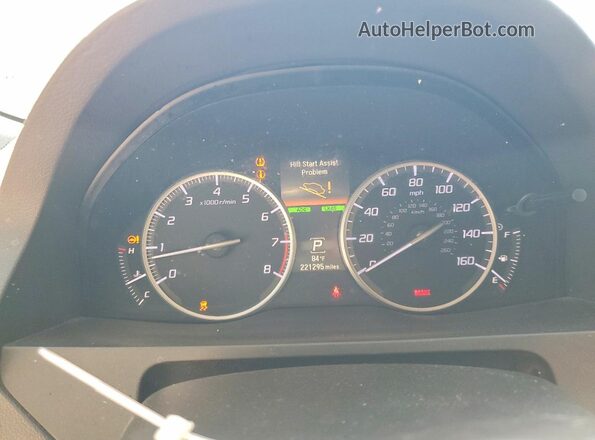 5J8TB4H52GL001059 2016 ACURA RDX Gray ხელსაწყოთა პანელის ხედი