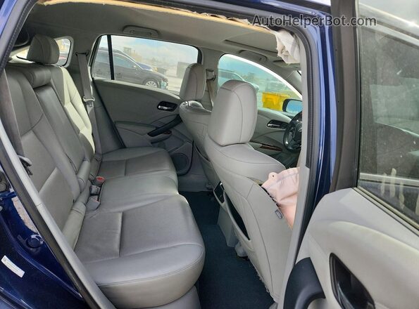 5J8TB4H53GL002124 2016 ACURA RDX Blue უკანა სალონის ხედი
