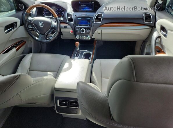 5J8TB4H53GL002124 2016 ACURA RDX Blue წინა პანელის ხედი