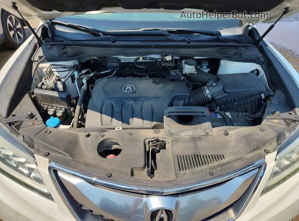 5J8TB4H53GL017979 2016 ACURA RDX White ძრავის განყოფილების ხედი