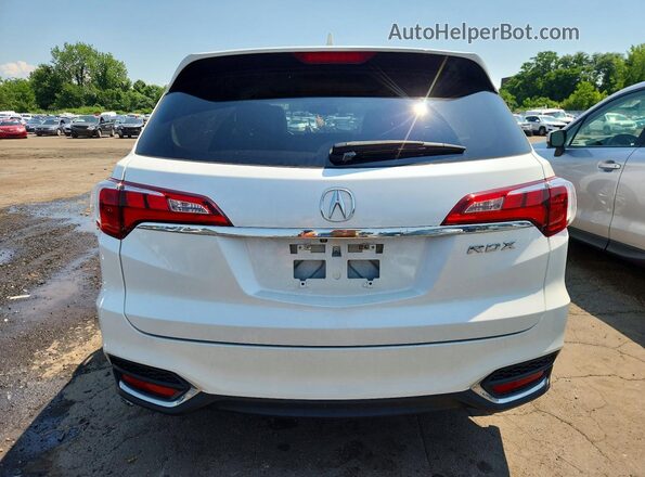 5J8TB4H53GL017979 2016 ACURA RDX White უკანა ხედი