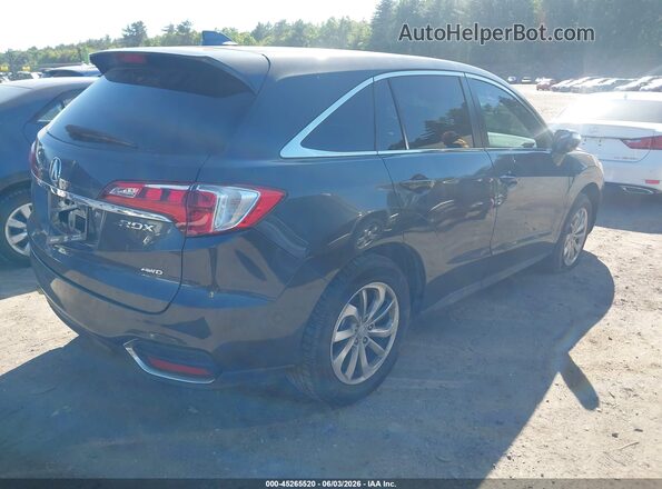 5J8TB4H58GL017802 2016 ACURA RDX Black Trasero derecho