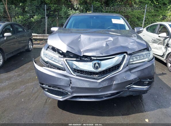 5J8TB4H70HL024441 2017 ACURA RDX Серый Вид щитка приборов