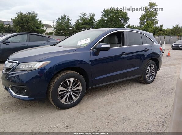 5J8TB4H71GL025175 2016 ACURA RDX Blue Vista tres cuartos delantera izquierda