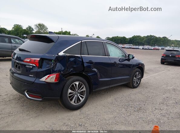 5J8TB4H71GL025175 2016 ACURA RDX Blue Trasero derecho