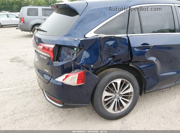 5J8TB4H71GL025175 2016 ACURA RDX Blue Vista frontal