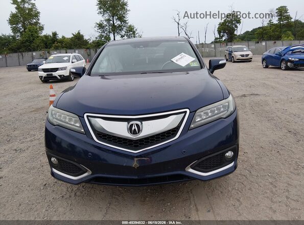 5J8TB4H71GL025175 2016 ACURA RDX Blue Vista del cuadro de instrumentos