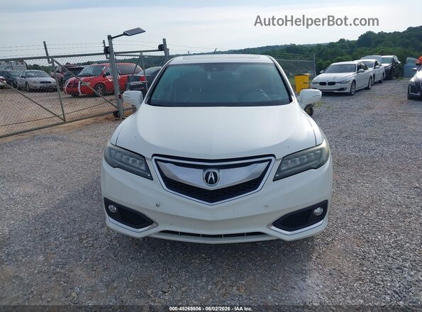 5J8TB4H7XGL021657 2016 ACURA RDX White Instrument cluster view