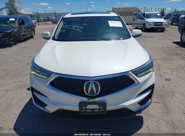 5J8TC1H32KL020701 2019 ACURA RDX White Instrument cluster view