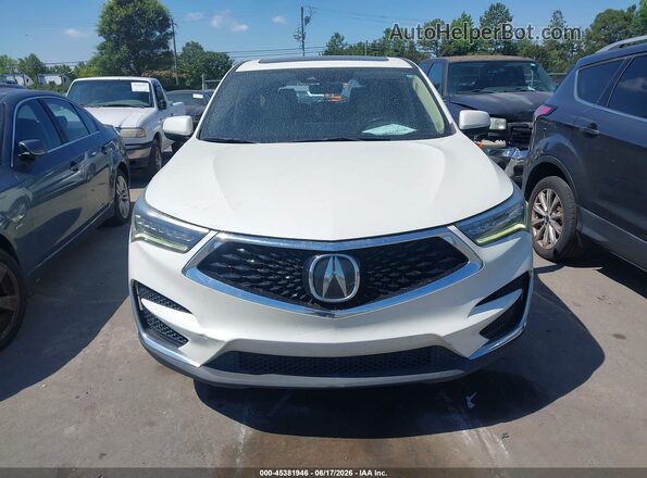 5J8TC1H34KL009344 2019 ACURA RDX White Սարքավորումների վահանակի տեսք