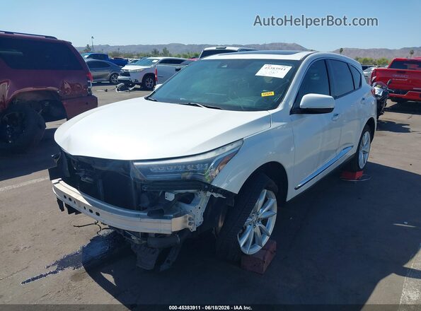 5J8TC1H34LL001343 2020 ACURA RDX White წინა მარცხენა ხედი სამი მეოთხედიდან