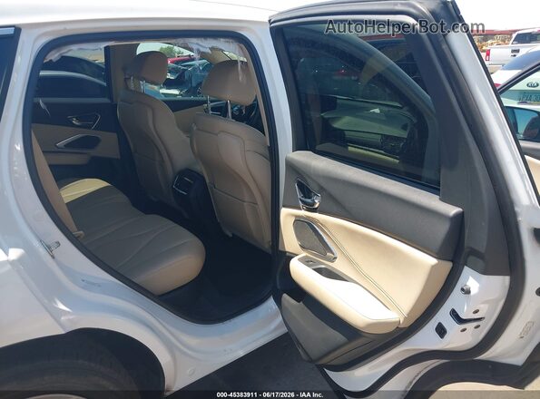 5J8TC1H34LL001343 2020 ACURA RDX White VIN კოდის სტიკერის ხედი