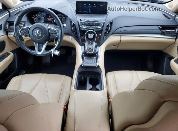 5J8TC1H35KL004587 2019 ACURA RDX Black წინა პანელის ხედი