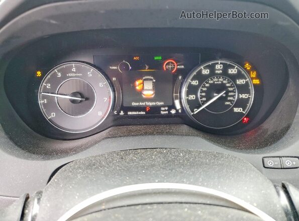 5J8TC1H35KL004587 2019 ACURA RDX Black ხელსაწყოთა პანელის ხედი