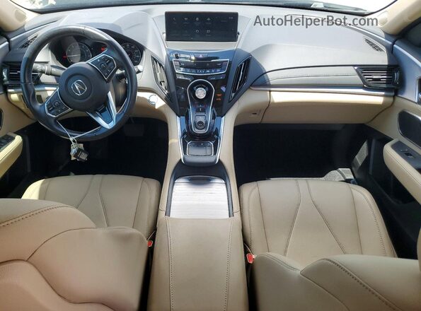 5J8TC1H37ML008093 2021 ACURA RDX White Dashboard view
