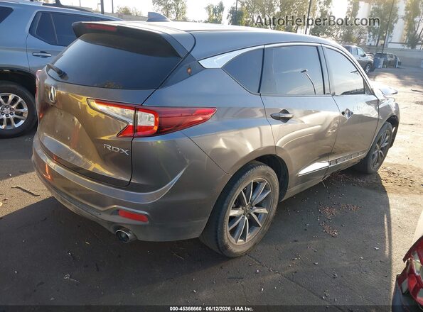 5J8TC1H52KLO12468 2019 ACURA RDX Gray უკანა მარჯვენა