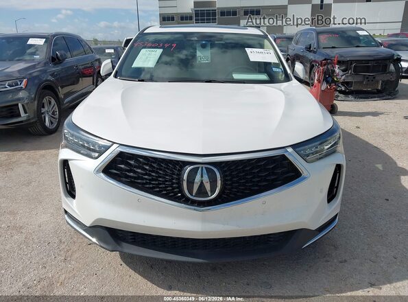 5J8TC1H55PL003786 2023 ACURA RDX White Instrument cluster view