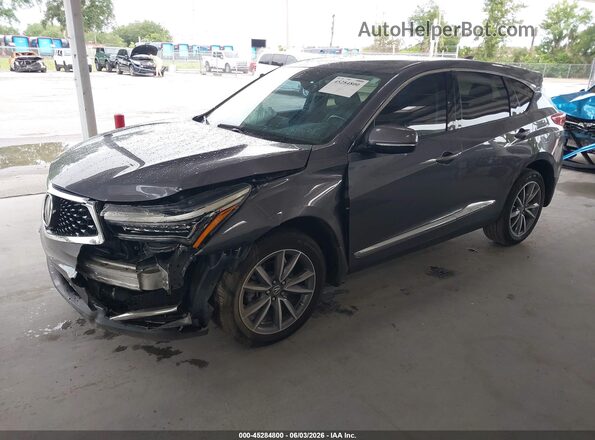 5J8TC1H59LL021850 2020 ACURA RDX Gray წინა მარცხენა ხედი სამი მეოთხედიდან