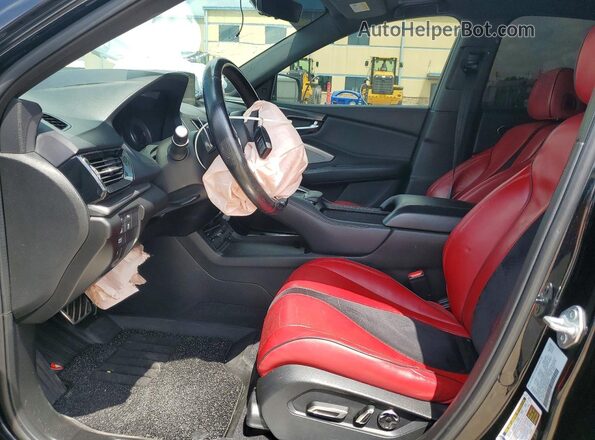 5J8TC1H60ML008494 2021 ACURA RDX Black Widok wnętrza z przodu