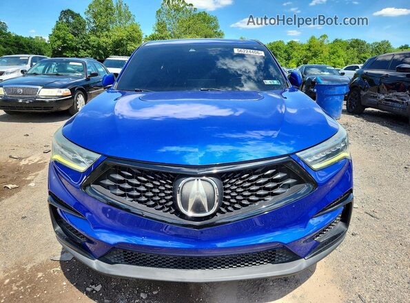 5J8TC1H64KL004221 2019 ACURA RDX Blue Widok z przodu