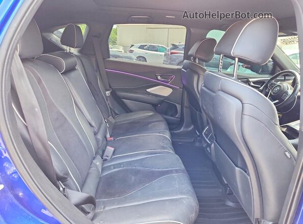 5J8TC1H64KL004221 2019 ACURA RDX Blue Widok wnętrza z tyłu