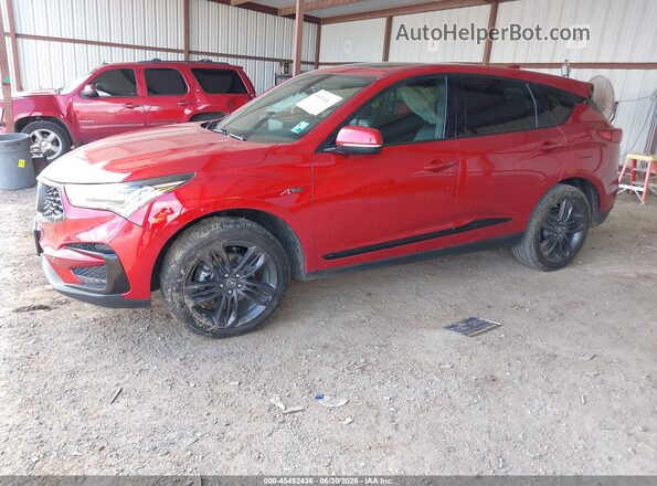 5J8TC1H65ML022102 2021 ACURA RDX Red Vista tres cuartos delantera izquierda