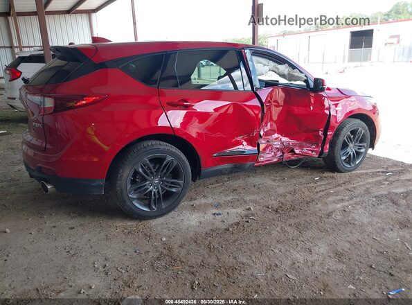 5J8TC1H65ML022102 2021 ACURA RDX Red Trasero derecho