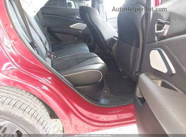 5J8TC1H65ML022102 2021 ACURA RDX Red Vista de la etiqueta del VIN