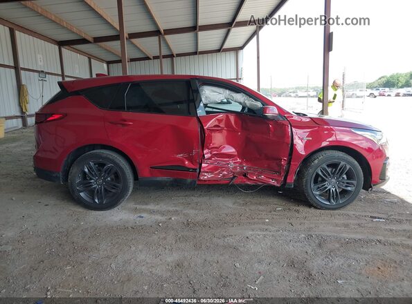 5J8TC1H65ML022102 2021 ACURA RDX Red Vista interior trasera