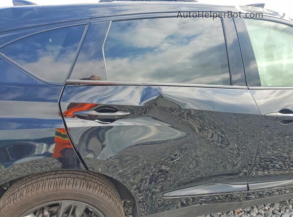 5J8TC1H67PL004589 2023 ACURA RDX Black Vista de los asientos traseros