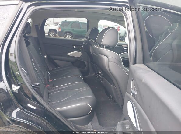 5J8TC1H73ML007896 2021 ACURA RDX Black Vista de la etiqueta del VIN