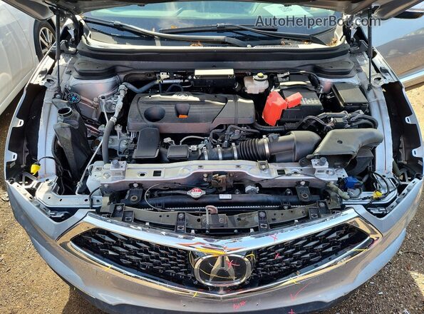 5J8TC2H30ML009396 2021 ACURA RDX Silver Rear interior view
