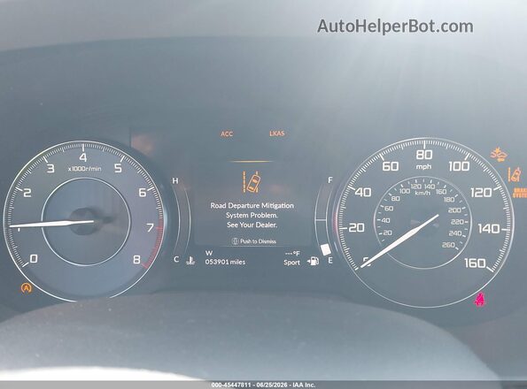 5J8TC2H31LL000706 2020 ACURA RDX Dark Blue Widok tylnych siedzeń
