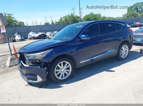 5J8TC2H31LL000706 2020 ACURA RDX Dark Blue Przód lewy