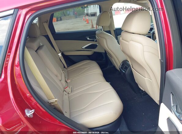 5J8TC2H32NL014990 2022 ACURA RDX Red VIN კოდის სტიკერის ხედი