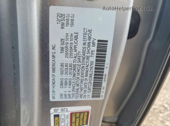 5J8TC2H33ML018769 2021 ACURA RDX Silver 
