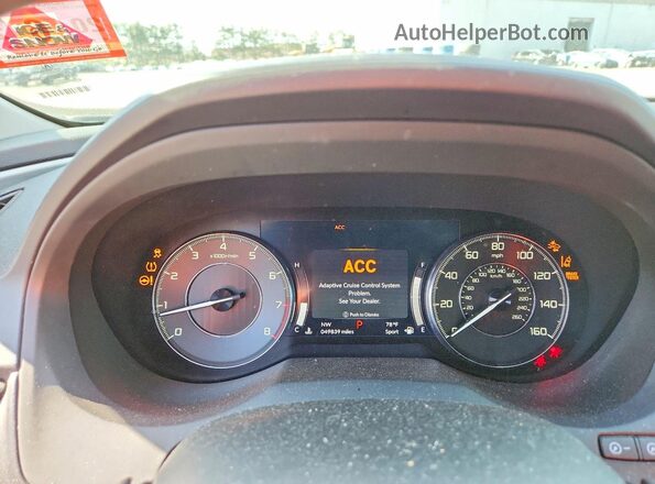 5J8TC2H34KL042432 2019 ACURA RDX White ხელსაწყოთა პანელის ხედი