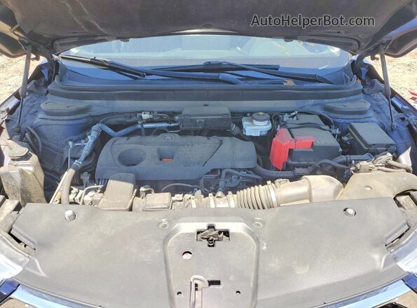5J8TC2H34LL015927 2020 ACURA RDX Blue Widok wnętrza z tyłu
