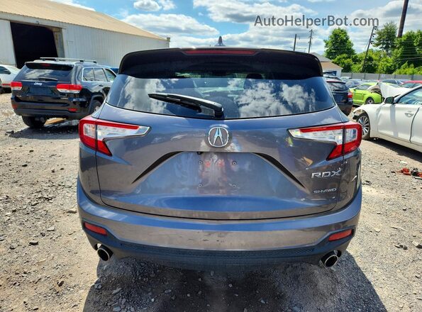 5J8TC2H35KL038552 2019 ACURA RDX Gray Вид ззаду