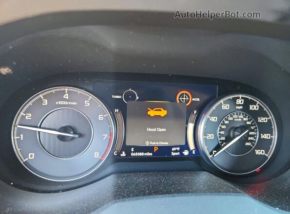 5J8TC2H36KL043114 2019 ACURA RDX Purple Vista del cuadro de instrumentos