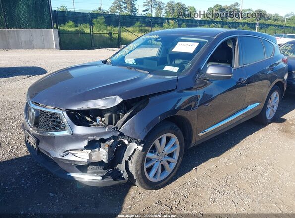 5J8TC2H37LL014206 2020 ACURA RDX Gray Vista tres cuartos delantera izquierda
