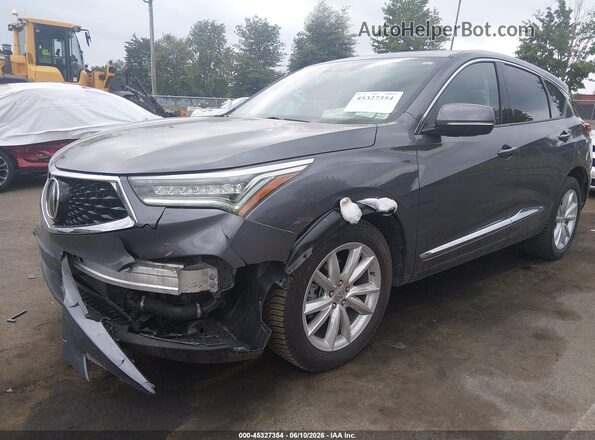 5J8TC2H37ML039995 2021 ACURA RDX Gray Առջևի ձախ երեք քառորդ տեսարան