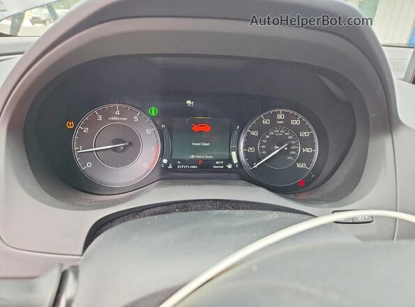 5J8TC2H49SL018796 2025 ACURA RDX Black Вид щитка приладів