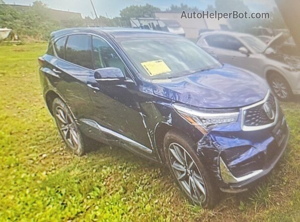 5J8TC2H52ML007117 2021 ACURA RDX Blue წინა მარჯვენა