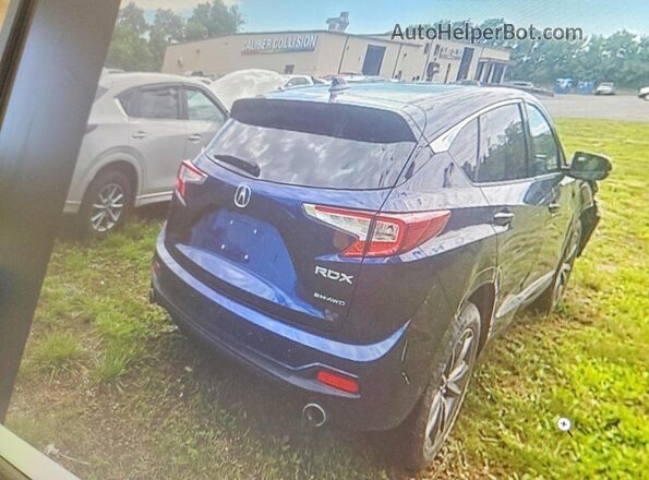 5J8TC2H52ML007117 2021 ACURA RDX Blue უკანა მარჯვენა