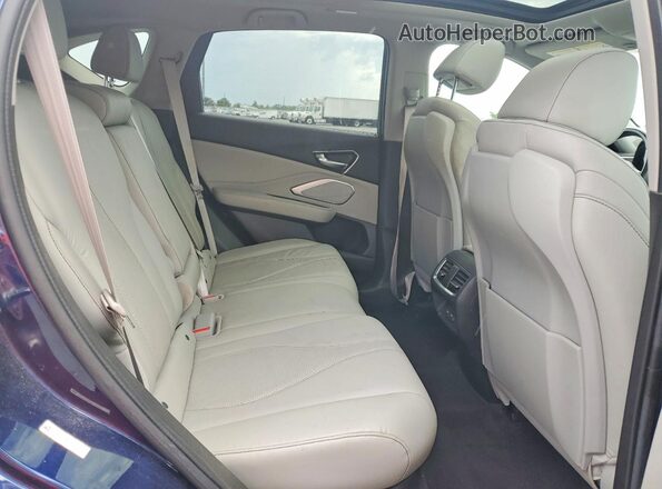 5J8TC2H52ML007120 2021 ACURA RDX Blue Vista interior trasera