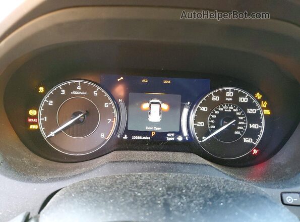 5J8TC2H52ML023480 2021 ACURA RDX Black Вид щитка приладів