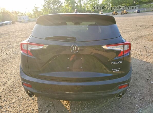 5J8TC2H52ML023480 2021 ACURA RDX Black Вид ззаду